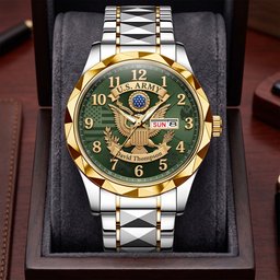 Military Pride Men's Watch - Personalized Gift For Veteran – view 2