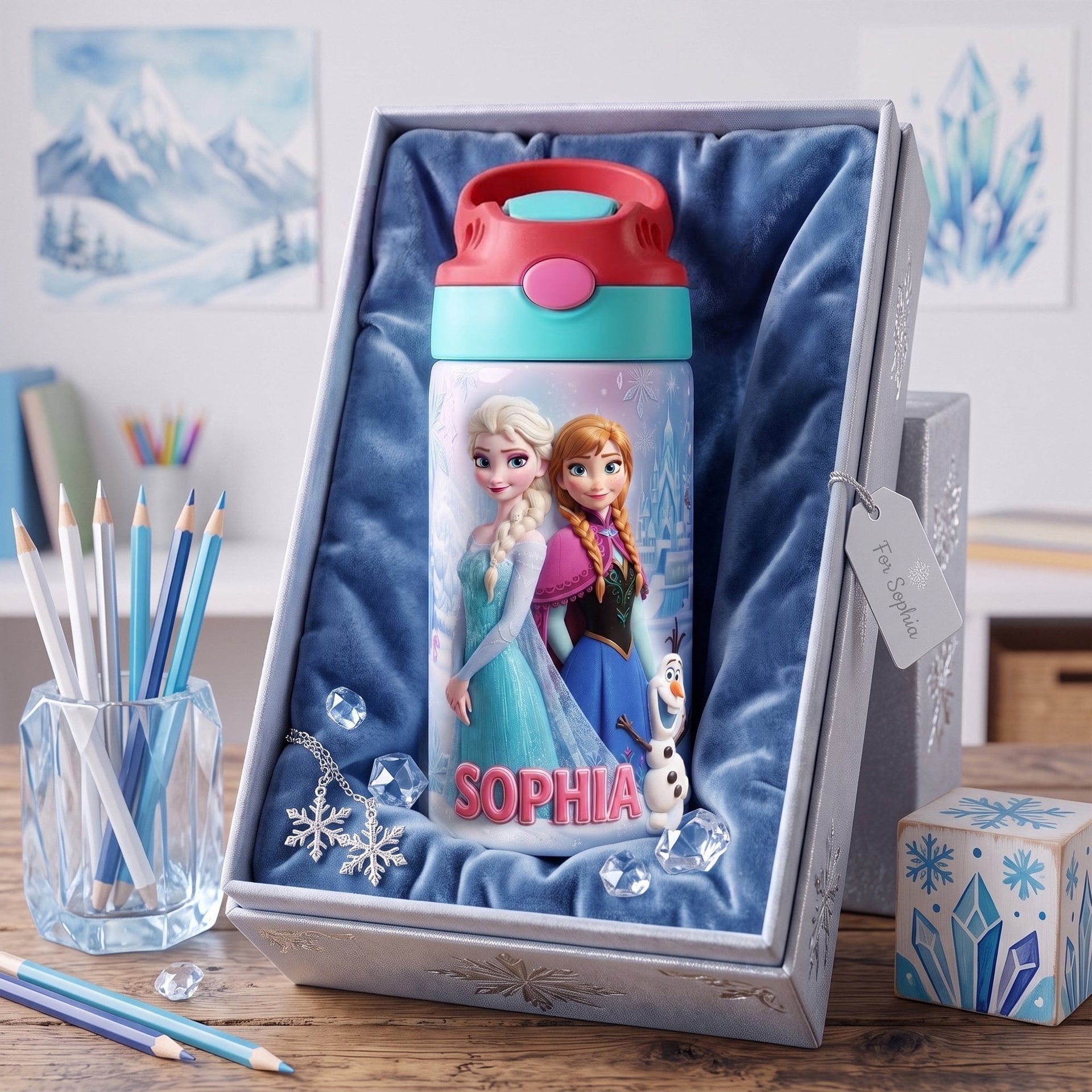 Dreamy 12oz Colorful Kid Tumbler Personalized Back To School Gifts