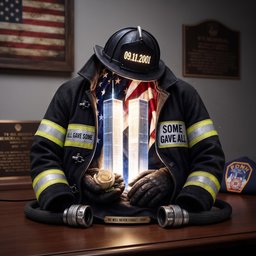 Firefighter Memorial Heaven Acrylic Light Box - Personalized Gifts For Memorial – view 2