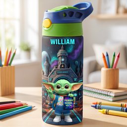Galactic Academy 12oz Colorful Kid Tumbler Personalized Gifts For Kids – view 5