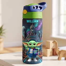 Galactic Academy 12oz Colorful Kid Tumbler Personalized Gifts For Kids – view 2