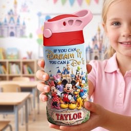 Happy Friends 12oz Colorful Kid Tumbler Personalized Gifts For Kids