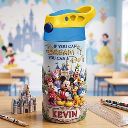 Happy Friends 12oz Colorful Kid Tumbler Personalized Gifts For Kids – view 3