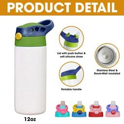 Outstanding Kid 12oz Colorful Kid Tumbler Personalized Back To School Gifts – view 4