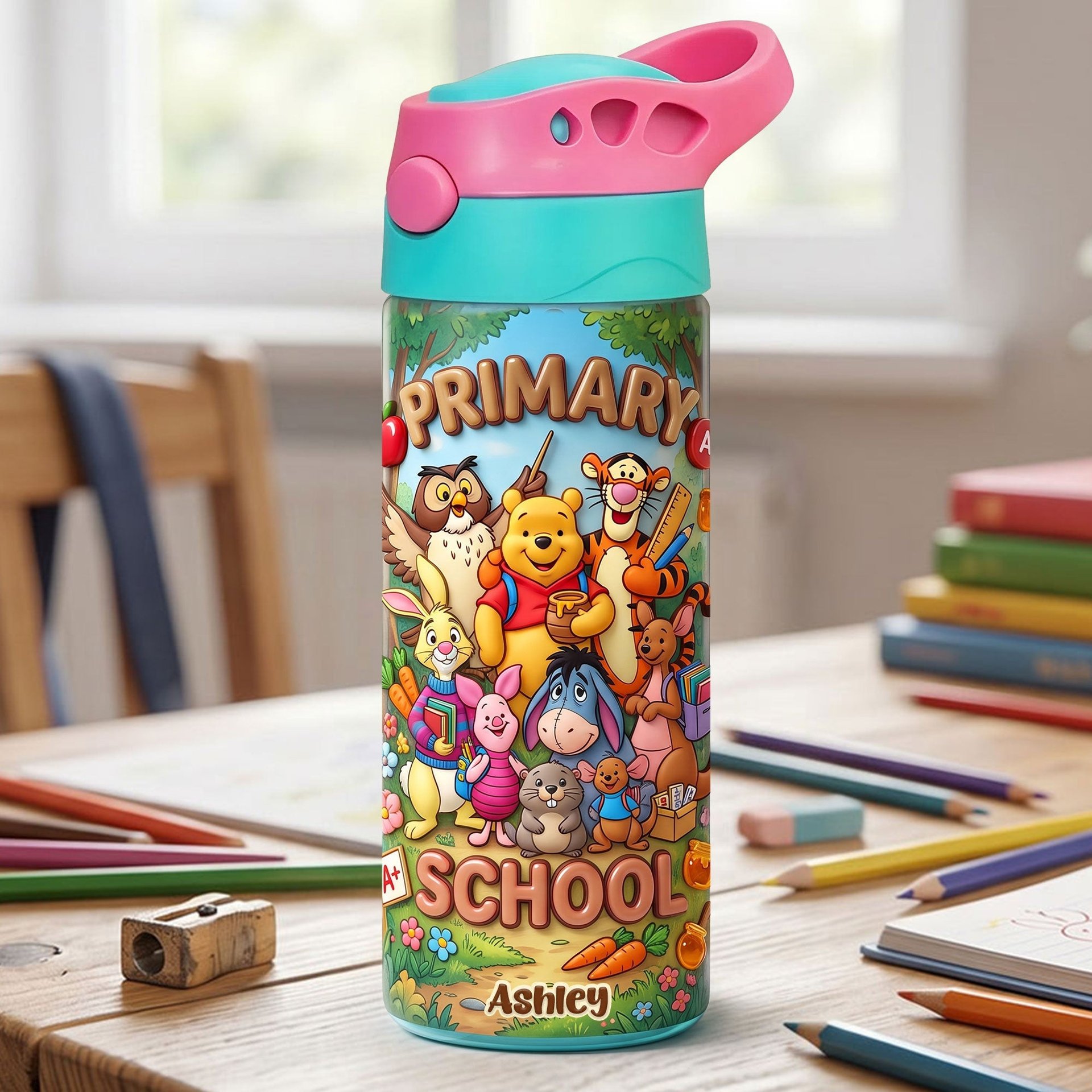Primary School 12oz Kid Tumbler - Personalized Back To School Gifts For Kids