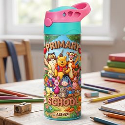 Primary School 12oz Kid Tumbler - Personalized Back To School Gifts For Kids