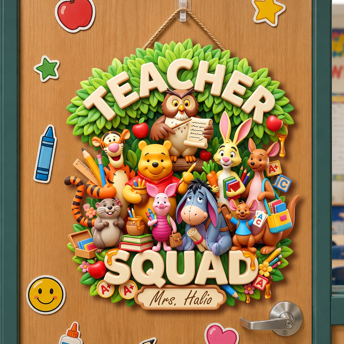 Teacher Squad Acrylic Sign - Personalized Gifts For Teacher