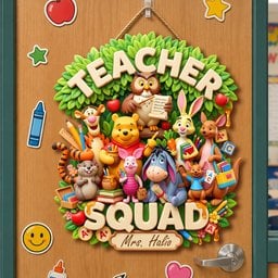 Teacher Squad Acrylic Sign - Personalized Gifts For Teacher