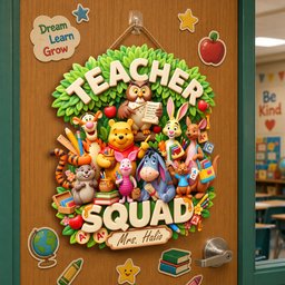 Teacher Squad Acrylic Sign - Personalized Gifts For Teacher – view 2