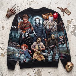 The Slayers 3D Shirt - Personalized Gifts For Horror Lovers – view 2