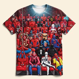 Watching Film At The Cinema Shirt - Personalized Funny Gifts For Movie Lovers – view 3
