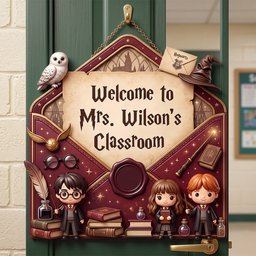 Welcome To The Classroom Acrylic Sign - Personalized Gifts For Teachers – view 2