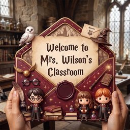 Welcome To The Classroom Acrylic Sign - Personalized Gifts For Teachers – view 3