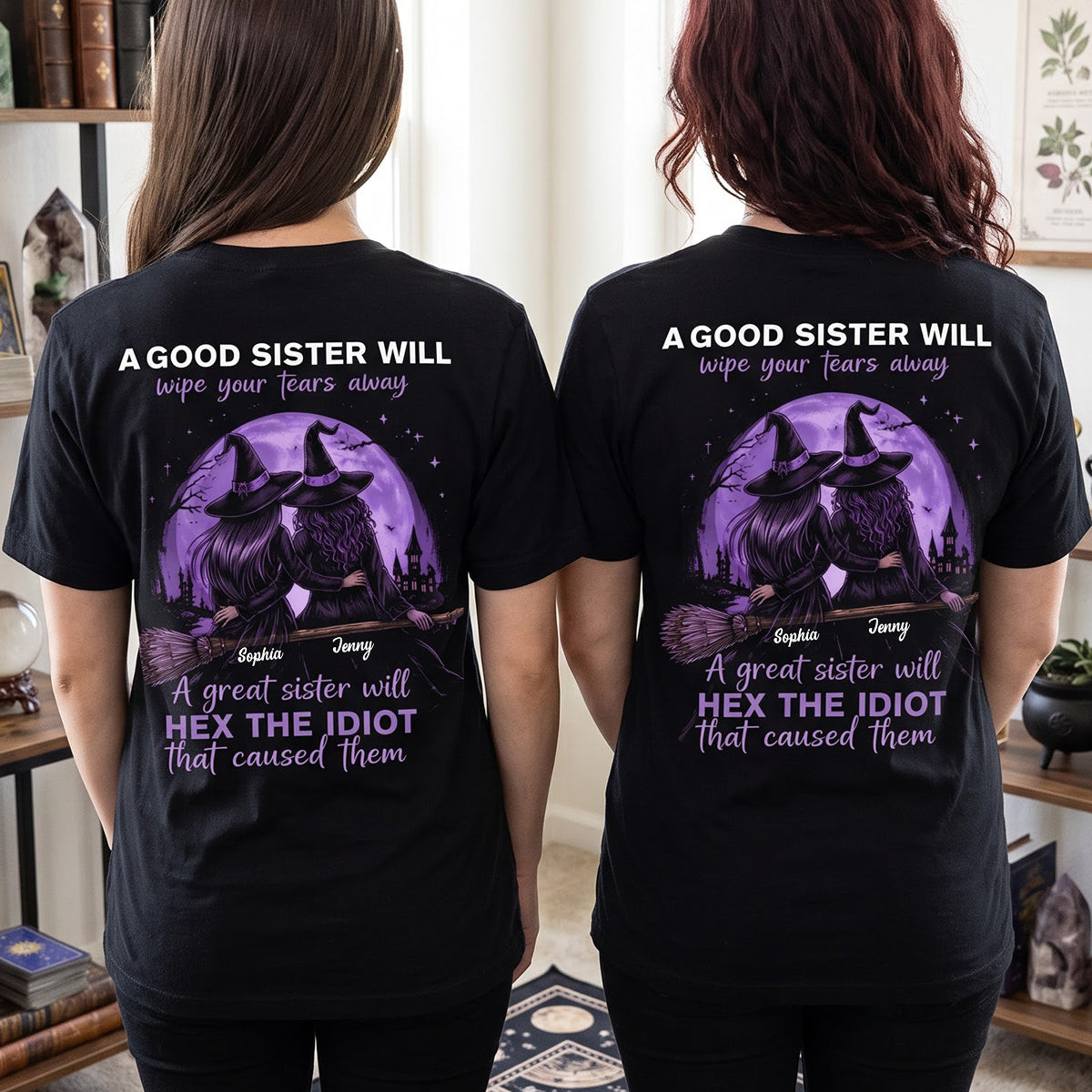 Witchy Gang 2D Shirt - Personalized Gifts For Witch Sisters