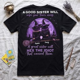 Witchy Gang 2D Shirt - Personalized Gifts For Witch Sisters – view 3