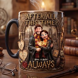 Eternal Love's Fantastical Journey Heat Changing Mug - Personalized Gifts For Couples – view 3