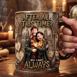 Eternal Love's Fantastical Journey Heat Changing Mug - Personalized Gifts For Couples – view 2