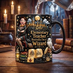 Teacher Wizard Magic Coffee Mug - Personalized Gifts For Teacher – view 3