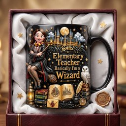 Teacher Wizard Magic Coffee Mug - Personalized Gifts For Teacher – view 2