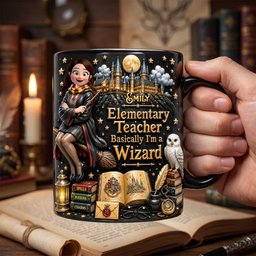 Teacher Wizard Magic Coffee Mug - Personalized Gifts For Teacher