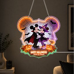 Happy Halloween Couple Gift - Personalized Mouse Neon LED Light Sign – view 5