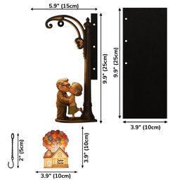 My Greatest Adventure - Personalized Up Movie Couple Bookshelf Lamp – view 6