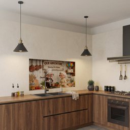 Old Couple Oil-Proof Backsplash Decal - Personalized Up Movie Couple Wall Decal – view 4