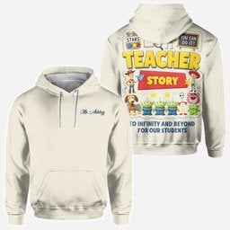 Teacher Story - Personalized Teacher All Over Shirt – view 2