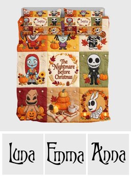 The Nighmare - Personalized Nightmare Quilt Set – view 6