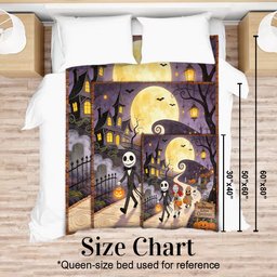 The Nightmare Before Christmas - Personalized Nightmare Blanket – view 5