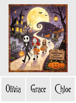 The Nightmare Before Christmas - Personalized Nightmare Blanket – view 7