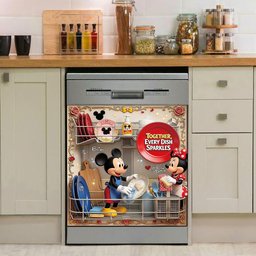 Together, Every Dish Sparkle - Personalized Mouse Dishwasher Cover – view 3