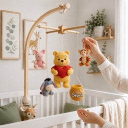 Welcome To The World - Personalized Newborn Crib Mobile – view 3