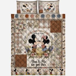 You & Me We Got This - Personalized Mouse Quilt Set – view 2