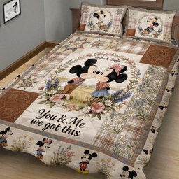 You & Me We Got This - Personalized Mouse Quilt Set – view 3