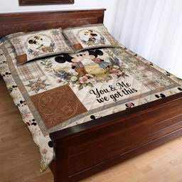 You & Me We Got This - Personalized Mouse Quilt Set – view 4
