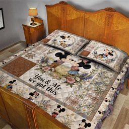 You & Me We Got This - Personalized Mouse Quilt Set – view 5