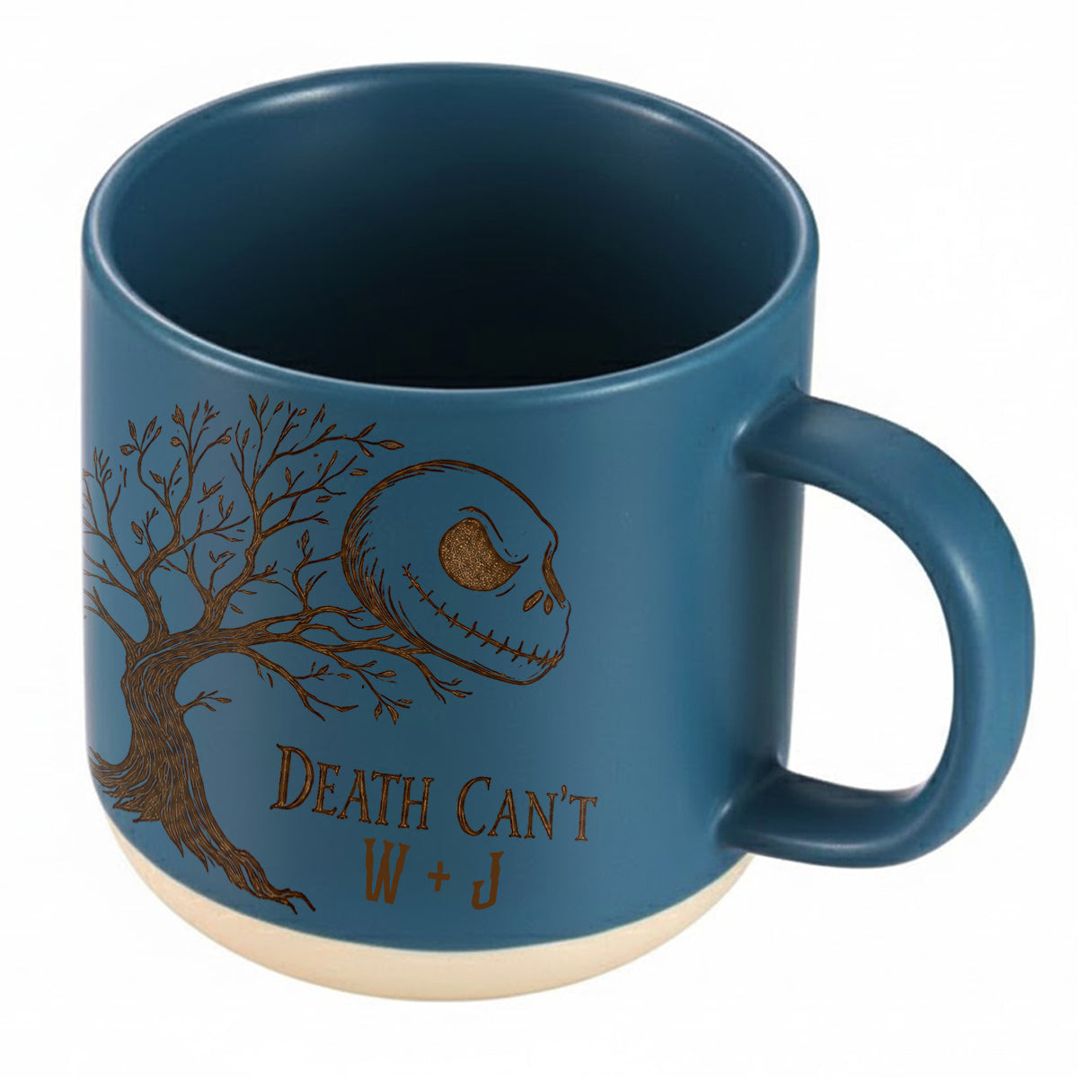Death Can't Part Us - Personalized Nightmare Printed Pottery Mug – view 8