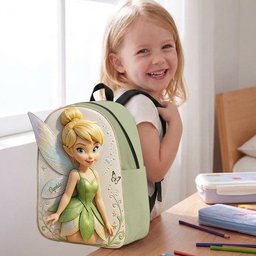 Magical Fairy - Personalized Flying Fairy Changeable Leather Patch Backpack – view 4