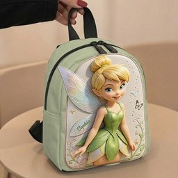 Magical Fairy - Personalized Flying Fairy Changeable Leather Patch Backpack – view 2