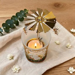 Magical Garden Fairy - Personalized Flying Fairy Spinning Candle Holder – view 2