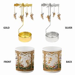 Magical Garden Fairy - Personalized Flying Fairy Spinning Candle Holder – view 6
