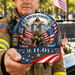 God Blessed Our Fallen Firefighters Memorial Classic Cap – view 4