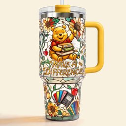 Good Teacher To Be 40oz Tumbler With Handle - Personalized Gifts For Teachers – view 3