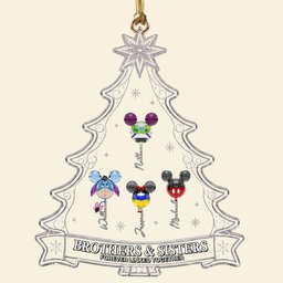 Our Family Bond Christmas Ornament - Personalized Gift For Brother & Sister – view 3