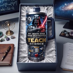 The Commander Teacher 40oz Tumbler With Handle-Personalized Gifts For Teachers – view 2