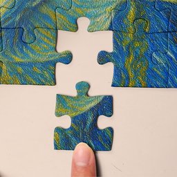 Custom Couple Portrait Van Gogh Art - Personalized Photo Jigsaw Puzzle – view 4