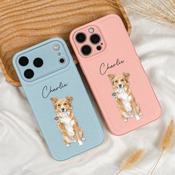 Custom Pet Watercolor - Personalized Phone Case – view 2