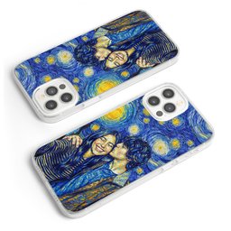 Custom Couple Photo Van Gogh Art Matching Phone Case Anniversary Gifts - Personalized Phone Case – view 8