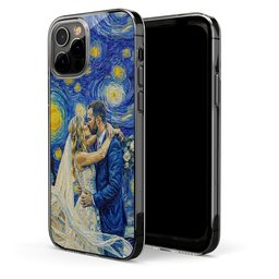 Custom Couple Photo Van Gogh Art Matching Phone Case Anniversary Gifts - Personalized Phone Case – view 5